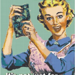 Marijuana It's Not Just for Hippies Anymore Cross Stitch Pattern, Instant Download PDF