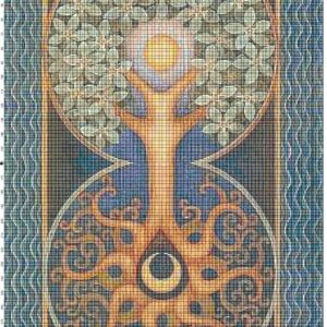 As Above Cross Stitch Printable Needlework Pattern - DIY Crossstitch Chart, Relaxing Hobby, Instant Download PDF Design