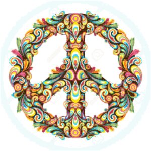 Peace Wreath Cross Stitch Pattern by Kustom Cross Stitch / Modern Cross Stitch Pattern / Stitch Count 235 x 235 Stitches